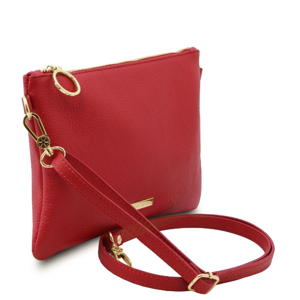 Tuscany Leather Bolso Noche en Piel Suave Prezzo Ridotto