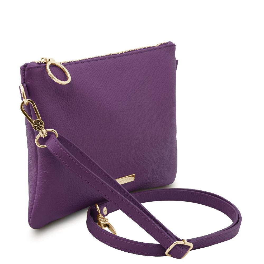 Tuscany Leather Bolso Noche en Piel Suave Convenienza