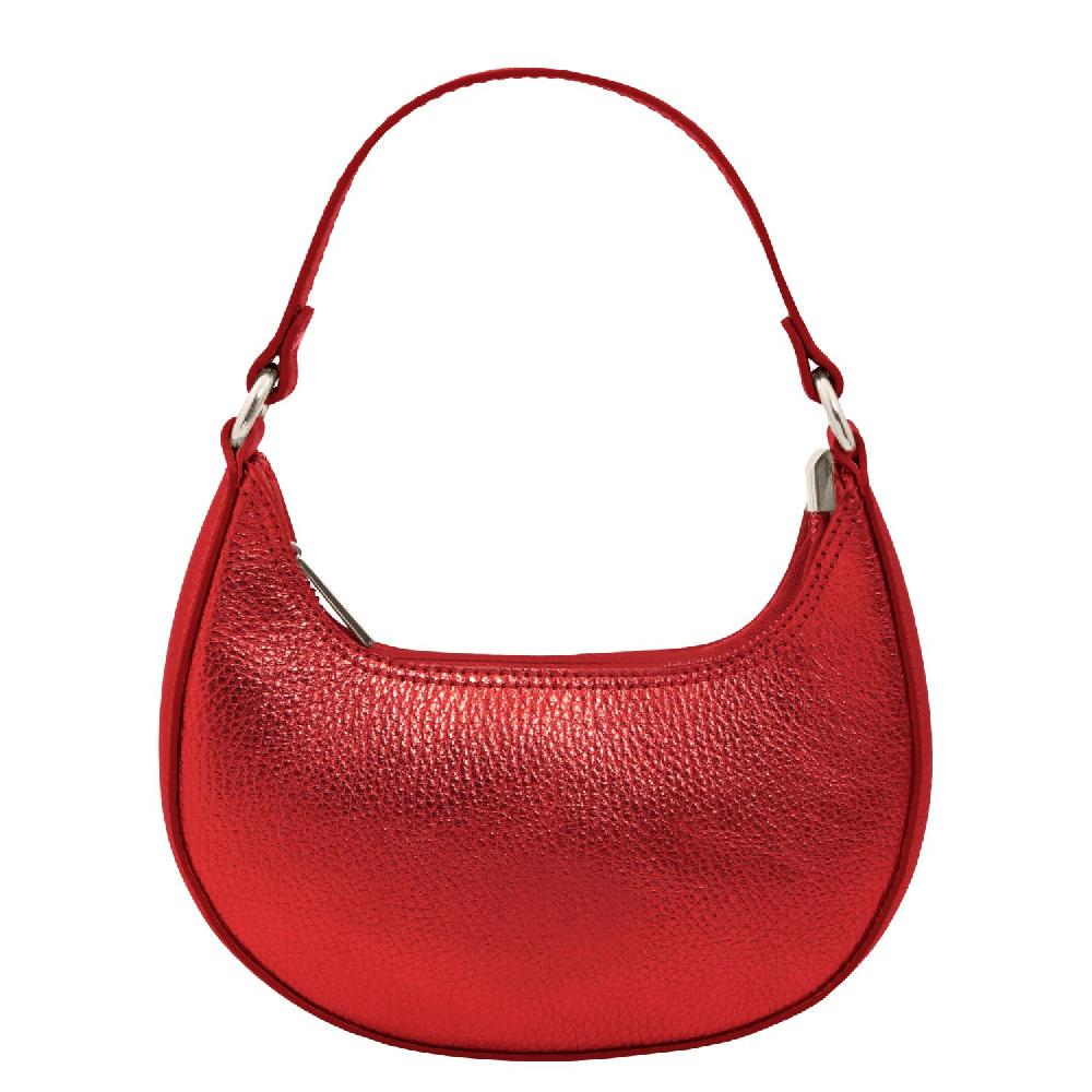 Tuscany Leather Bolso a Mano en Piel Metallic et Bandolera de Cadena Economico