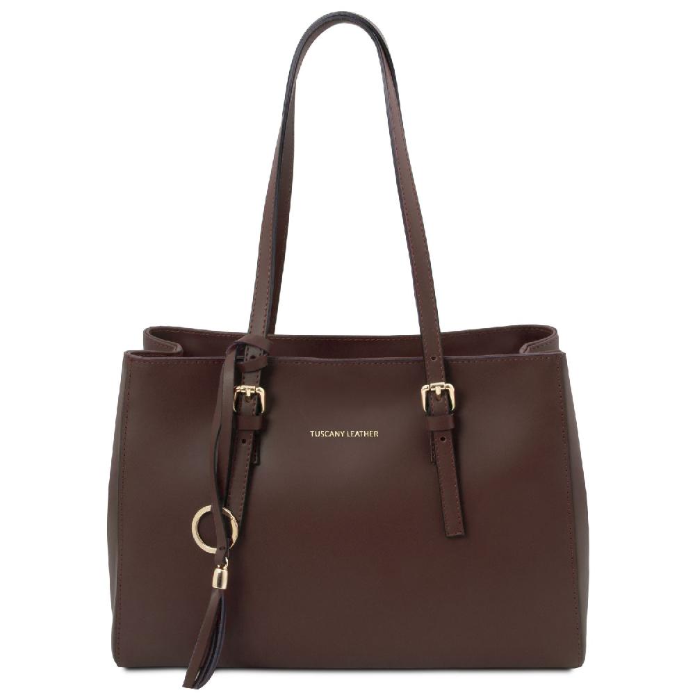 Tuscany Leather Borsa al Hombro en Piel Saldi