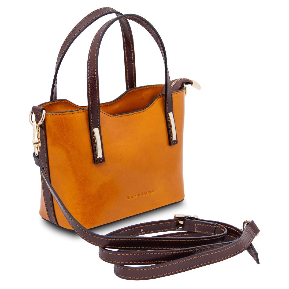 Tuscany Leather Borsa a Mano in Pelle Sottocosto