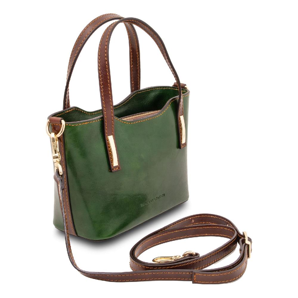 Tuscany Leather Borsa a Mano in Pelle Presa