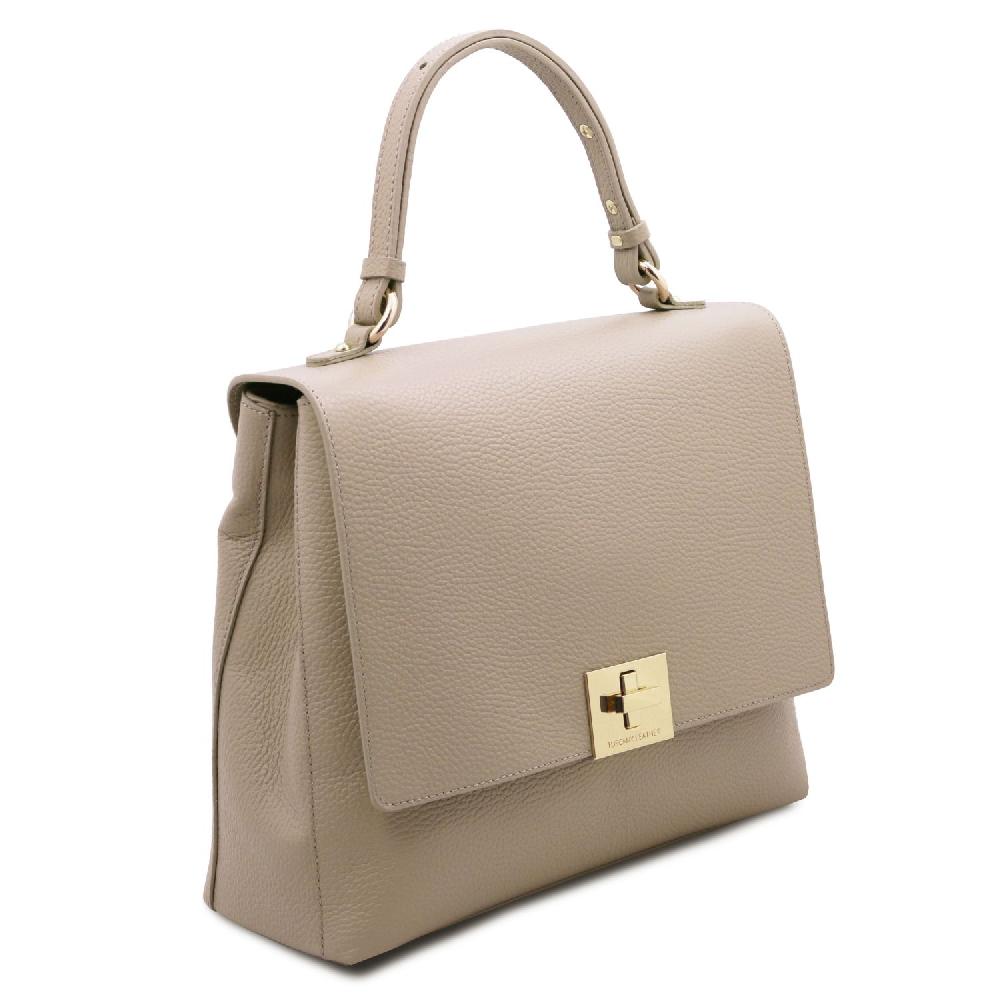 Tuscany Leather Borsa a Mano in Pelle Convertibile a Zaino Offerta