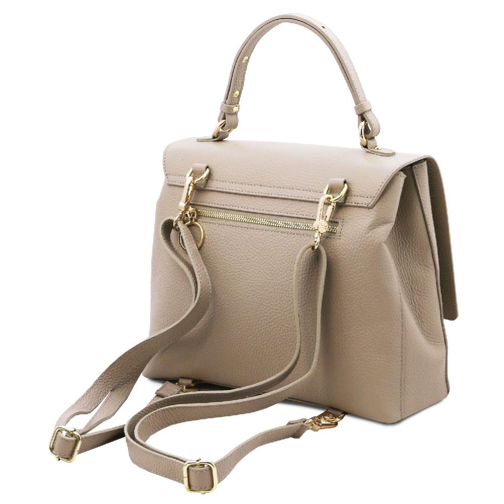 Tuscany Leather Borsa a Mano in Pelle Convertibile a Zaino Offerta
