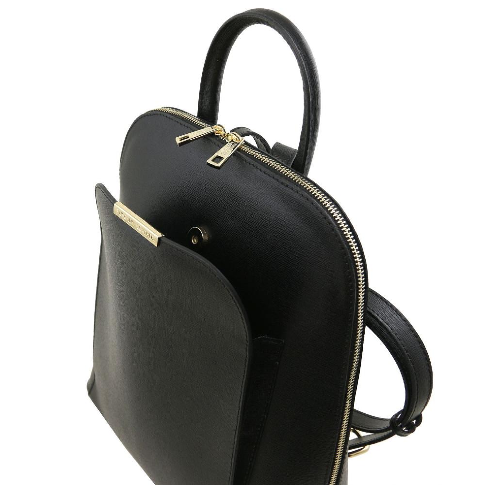 Tuscany Leather Zaino da Donna in Pelle Saffiano In Vendita