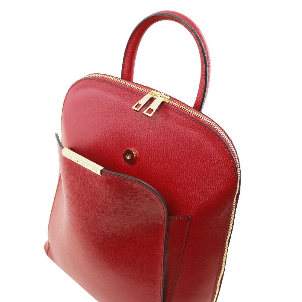 Tuscany Leather Zaino da Donna in Pelle Saffiano Hotsell