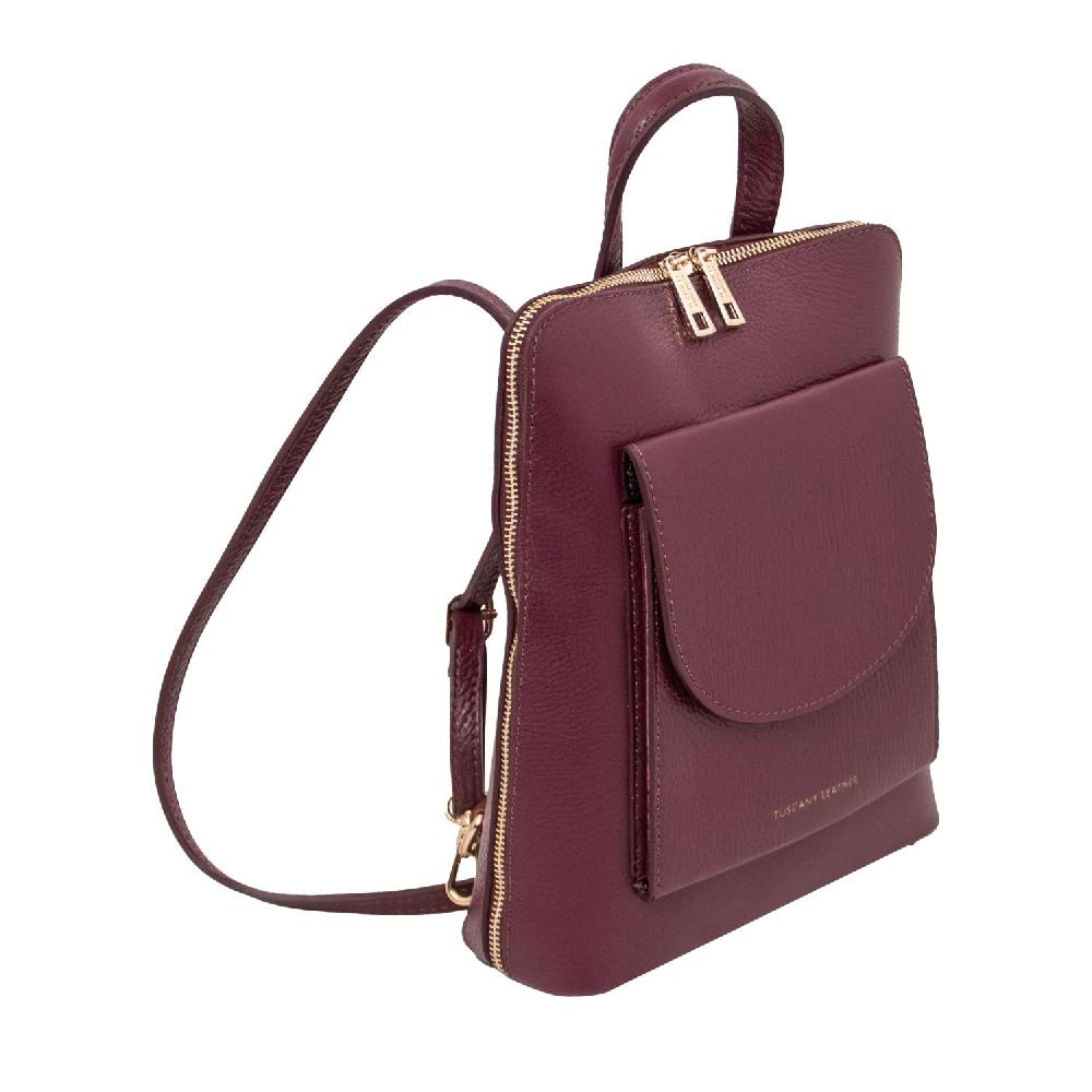 Tuscany Leather Zaino Piccolo da Donna in Pelle Italia