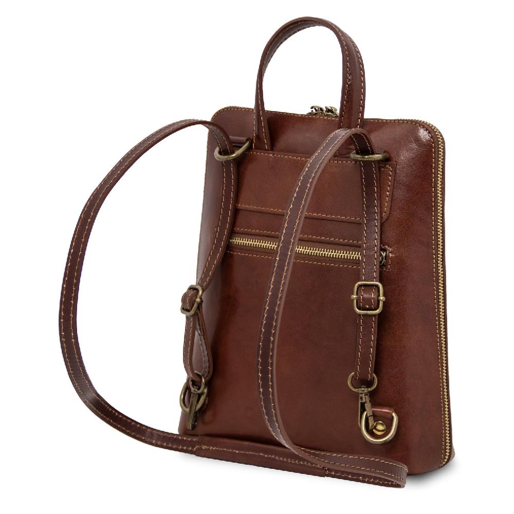Tuscany Leather Zaino Piccolo da Donna in Pelle Spedizione Gratuita