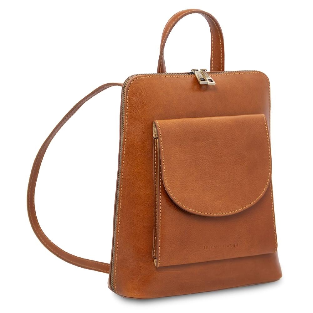 Tuscany Leather Zaino Piccolo da Donna in Pelle Pezzi Unici