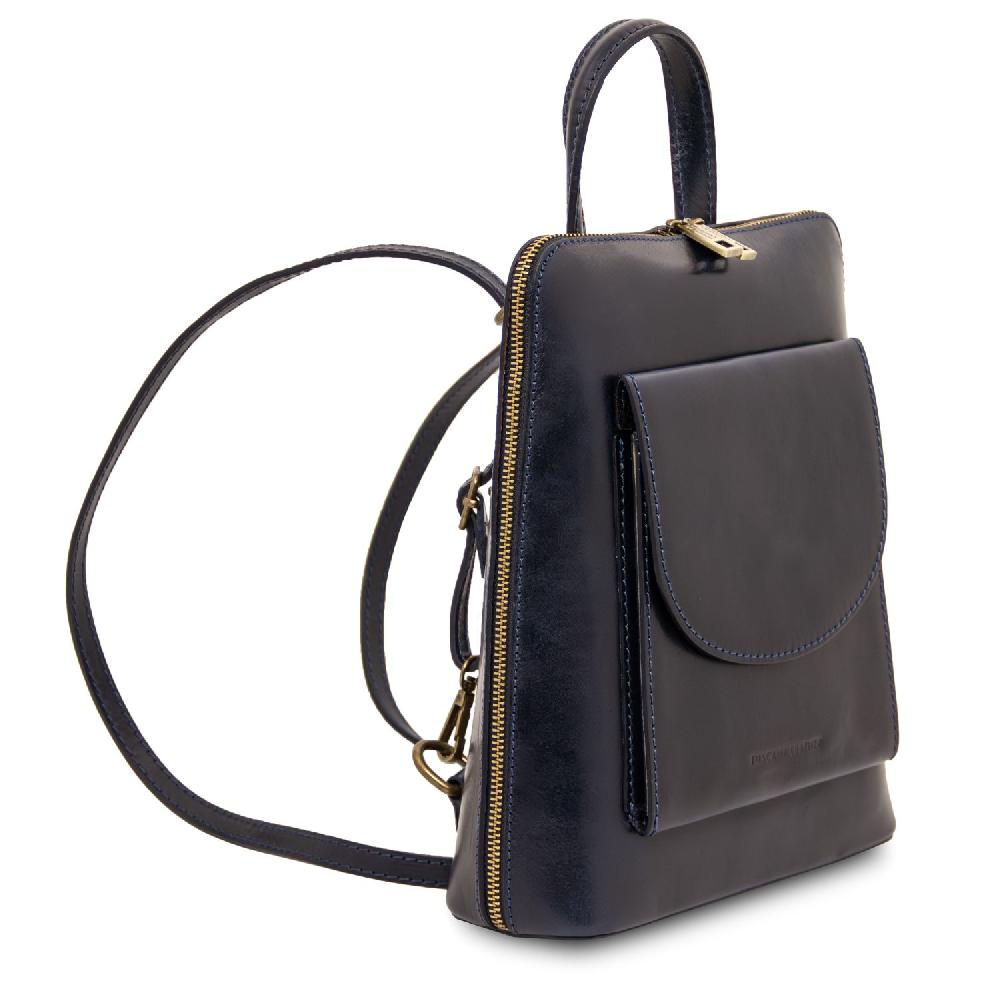Tuscany Leather Zaino Piccolo da Donna in Pelle Soddisfazione Garantita