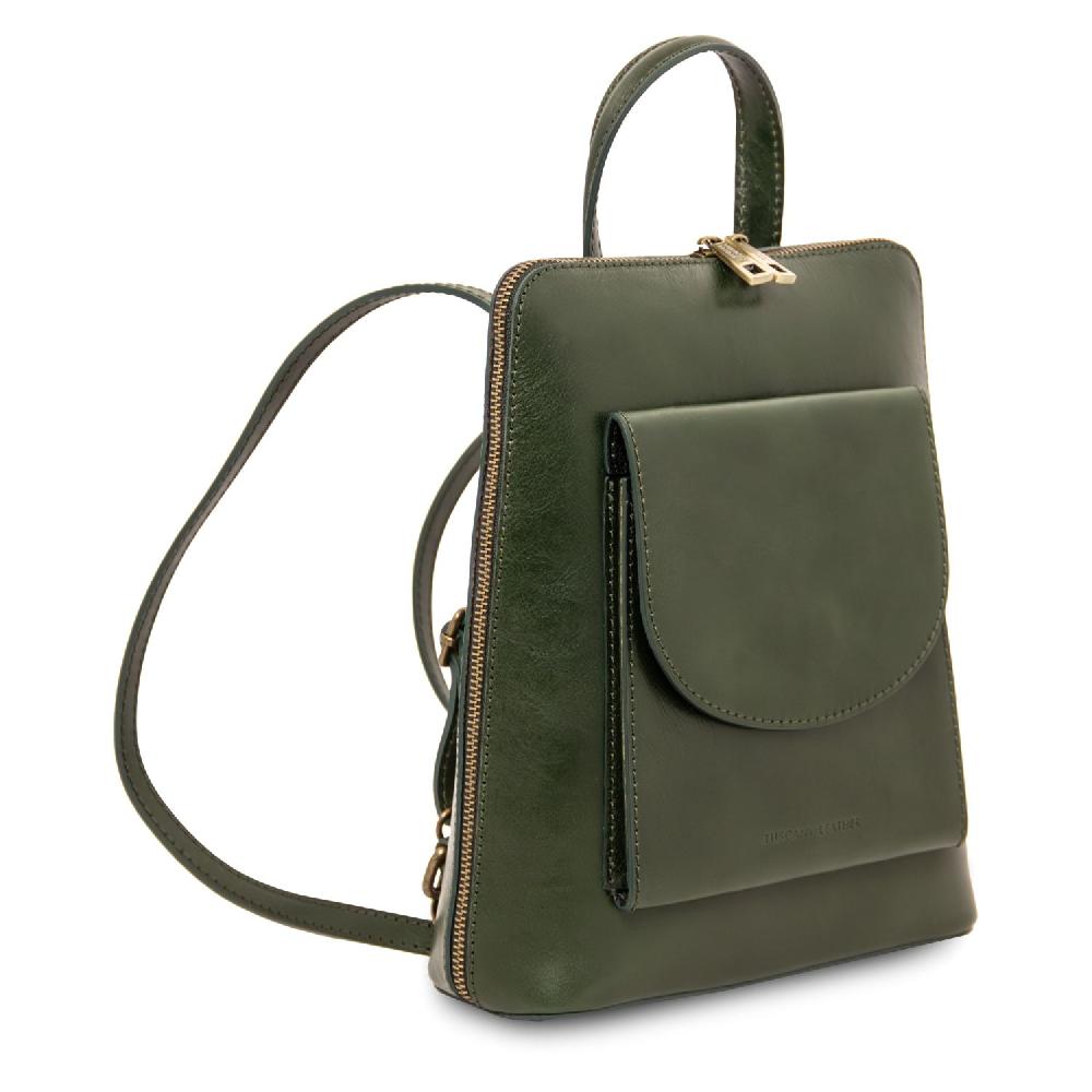 Tuscany Leather Zaino Piccolo da Donna in Pelle Spedizione Gratuita