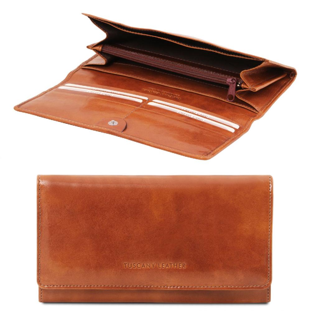 Tuscany Leather Esclusivo Portafoglio da Donna in Pelle Italy