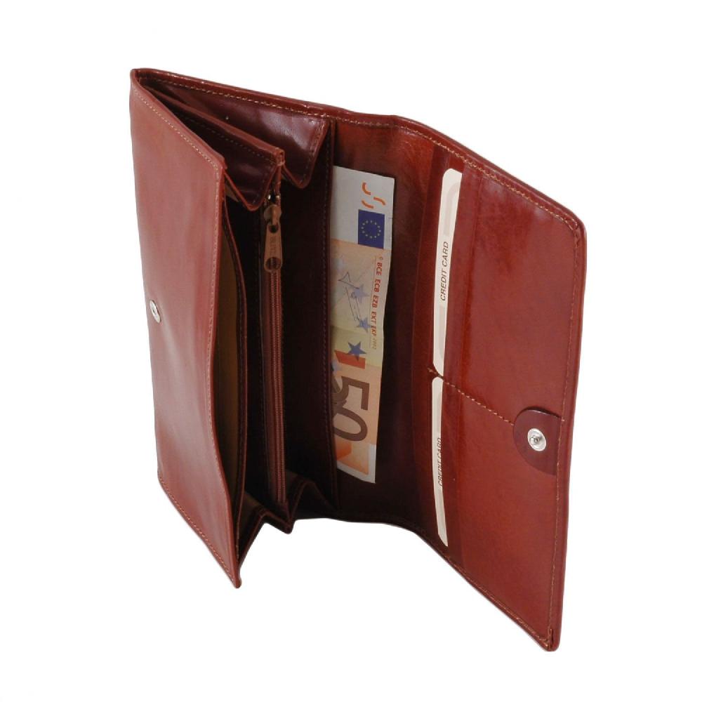 Tuscany Leather Esclusivo Portafoglio da Donna in Pelle Italia