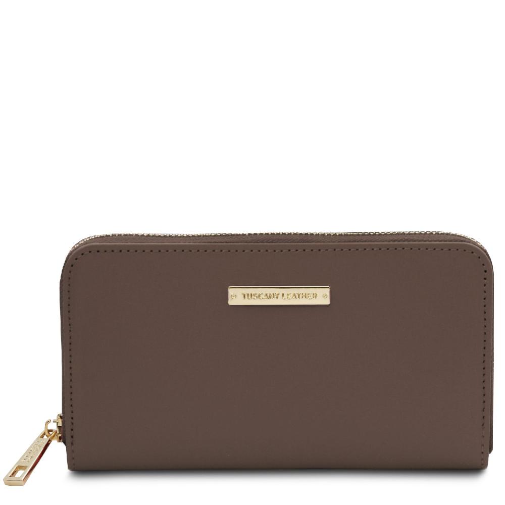 Tuscany Leather Esclusivo Portafogli in Pelle zip Around Pezzi Unici