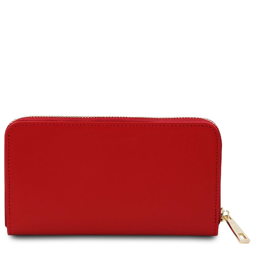 Tuscany Leather Esclusivo Portafogli in Pelle zip Around Qualità Garantita