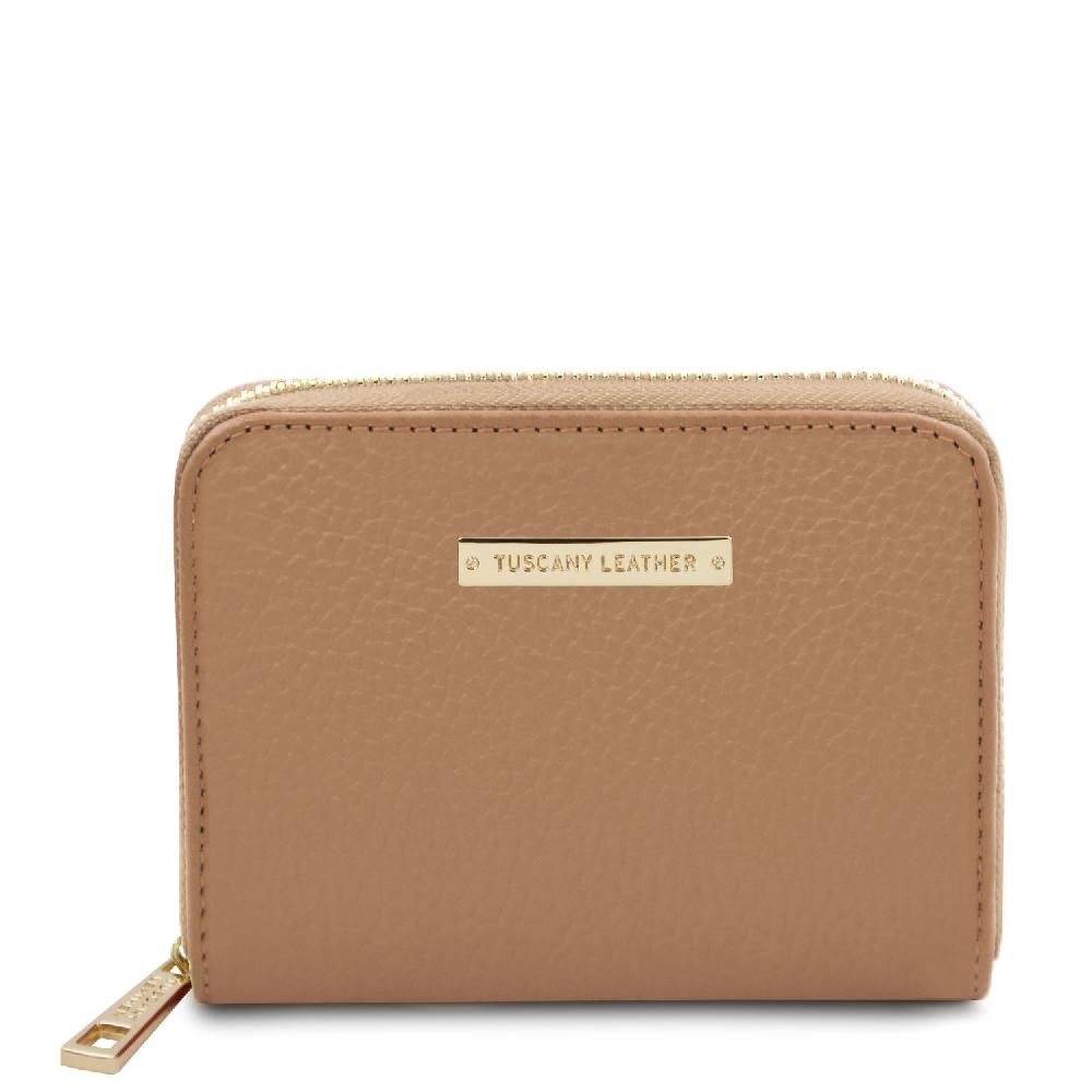 Tuscany Leather Esclusivo Portafogli in Pelle zip Around Promozione Limitata