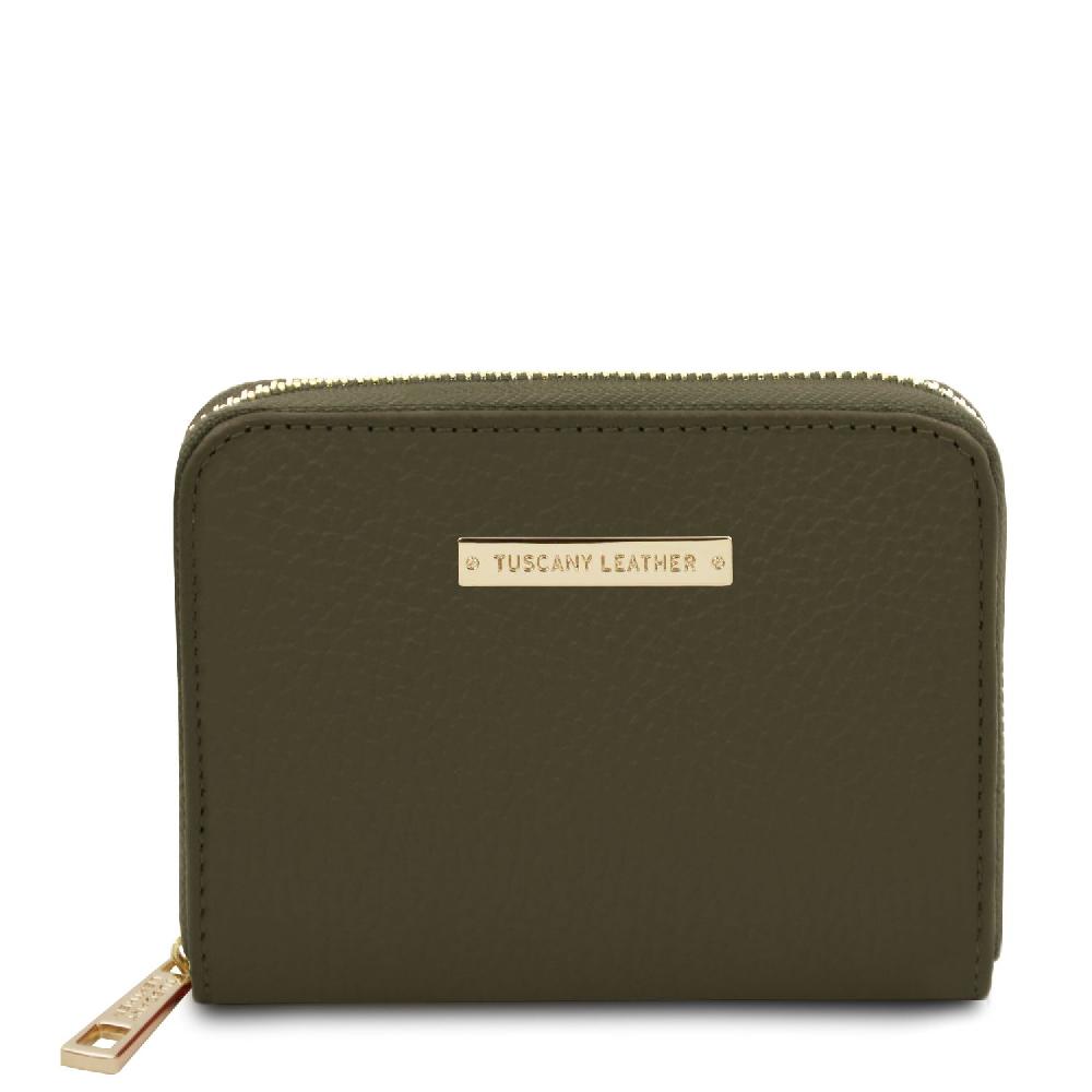 Tuscany Leather Esclusivo Portafogli in Pelle zip Around Cyber Monday