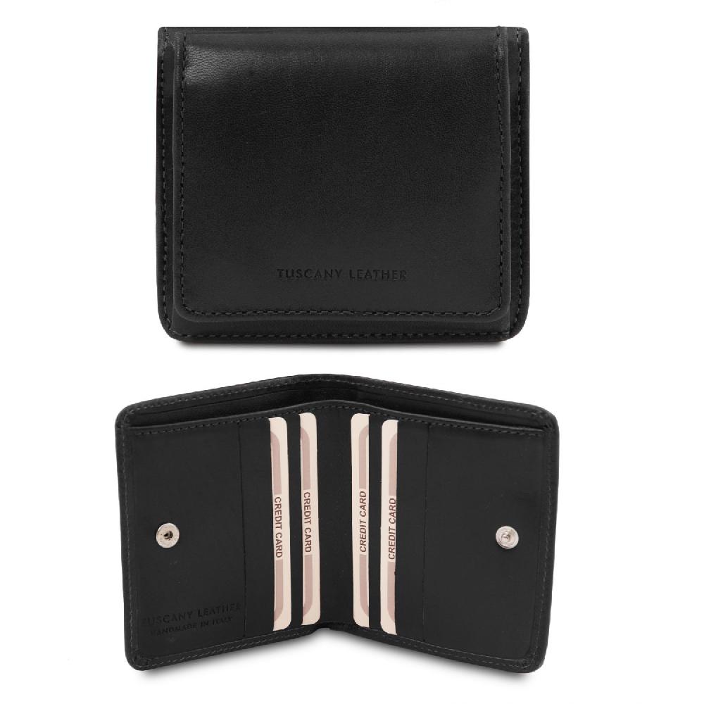Tuscany Leather Esclusivo Portafogli in Pelle con Portamonete Shopping Online