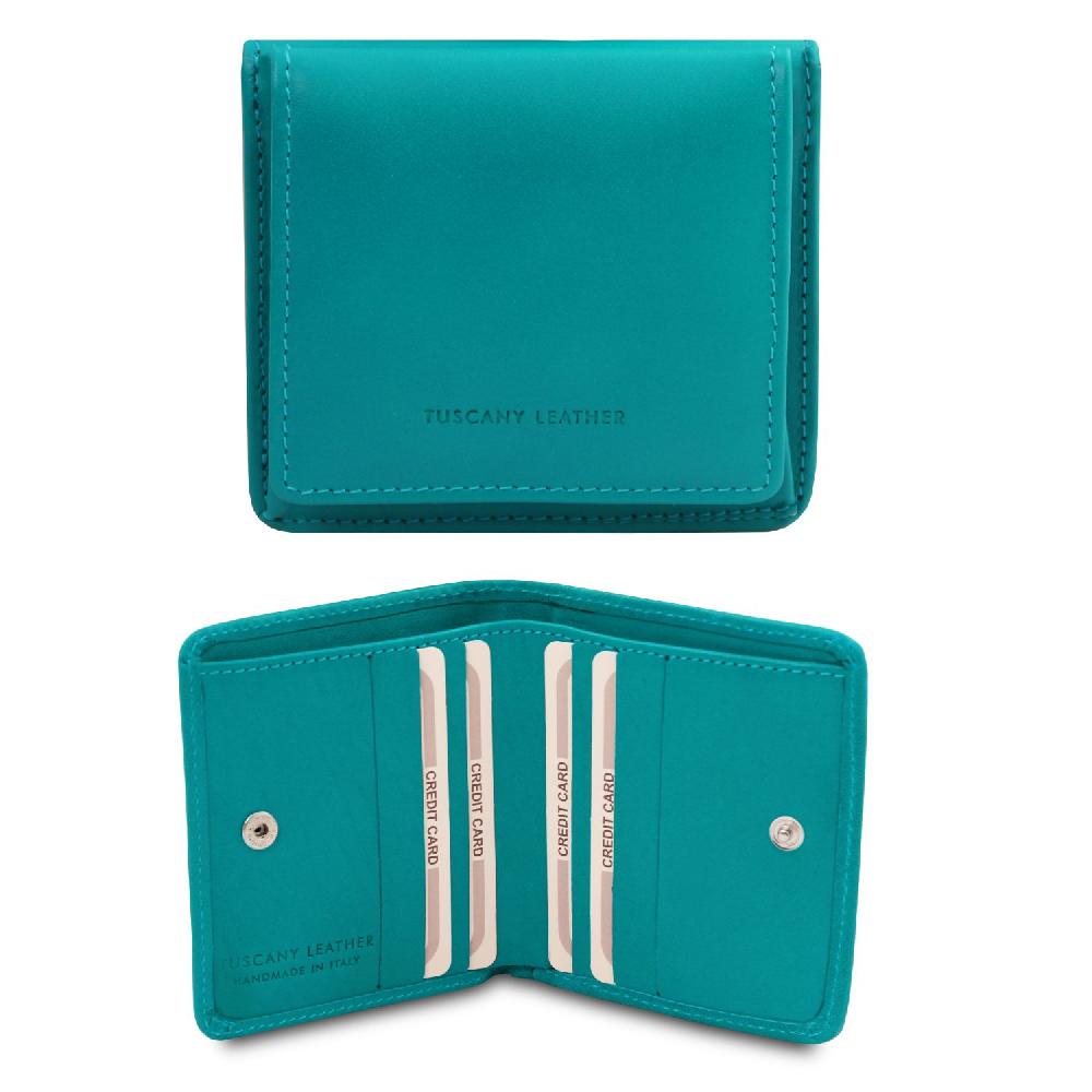 Tuscany Leather Esclusivo Portafogli in Pelle con Portamonete Convenienza