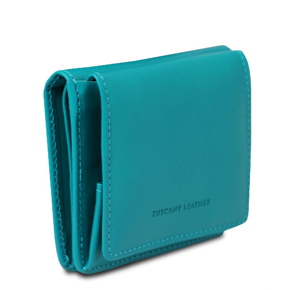 Tuscany Leather Esclusivo Portafogli in Pelle con Portamonete Convenienza