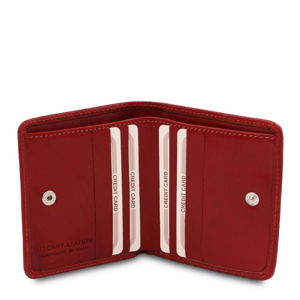 Tuscany Leather Esclusivo Portafogli in Pelle con Portamonete Novità
