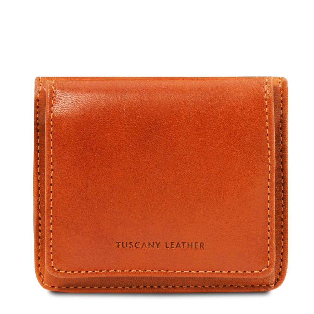 Tuscany Leather Esclusivo Portafogli in Pelle con Portamonete Presa