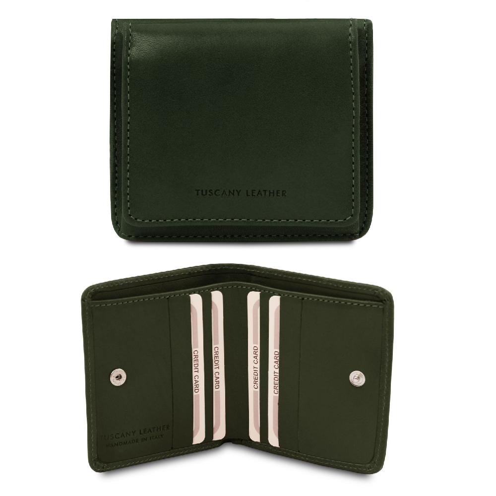Tuscany Leather Esclusivo Portafogli in Pelle con Portamonete Offerta