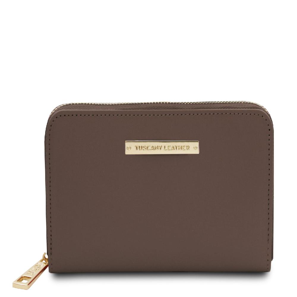 Tuscany Leather Esclusivo Portafogli in Pelle zip Around Outlet