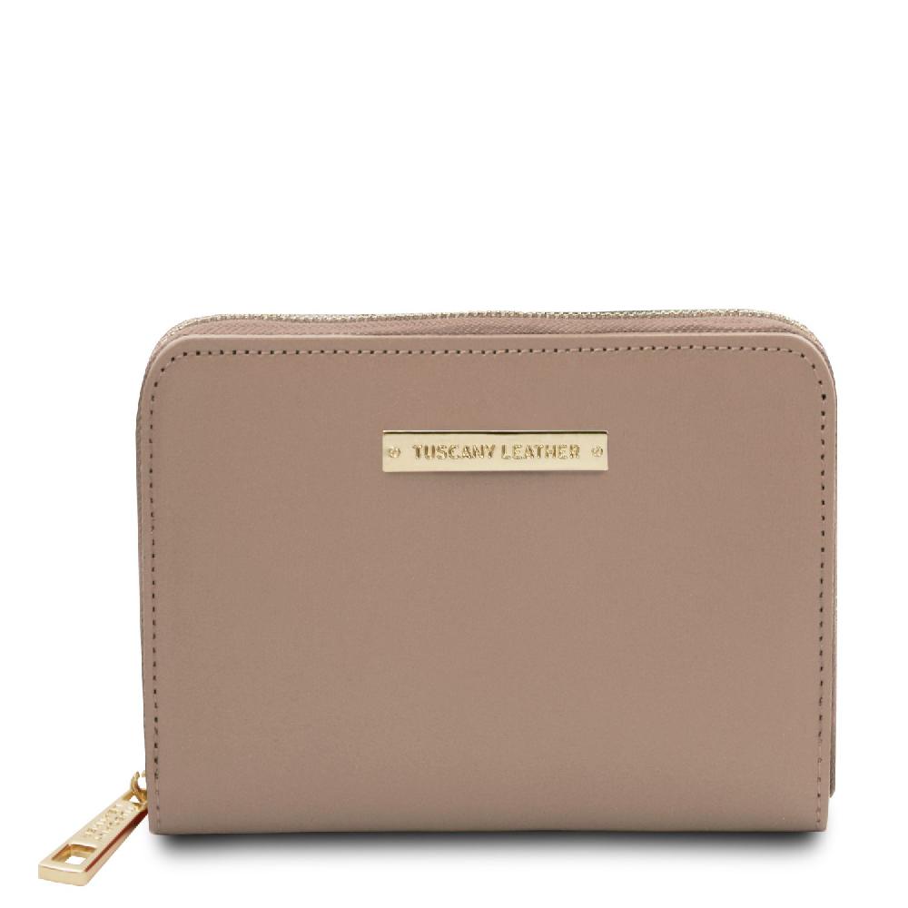 Tuscany Leather Esclusivo Portafogli in Pelle zip Around In Vendita