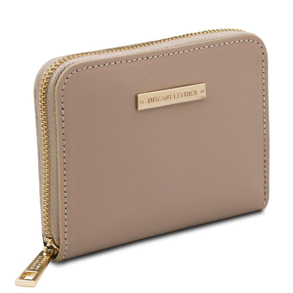 Tuscany Leather Esclusivo Portafogli in Pelle zip Around In Vendita