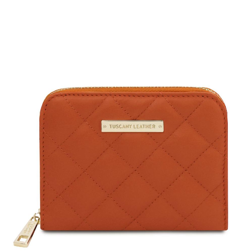 Tuscany Leather Esclusivo Portafogli in Pelle Morbida zip Around Vendita