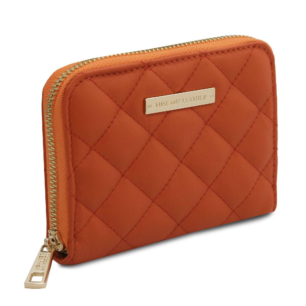 Tuscany Leather Esclusivo Portafogli in Pelle Morbida zip Around Vendita