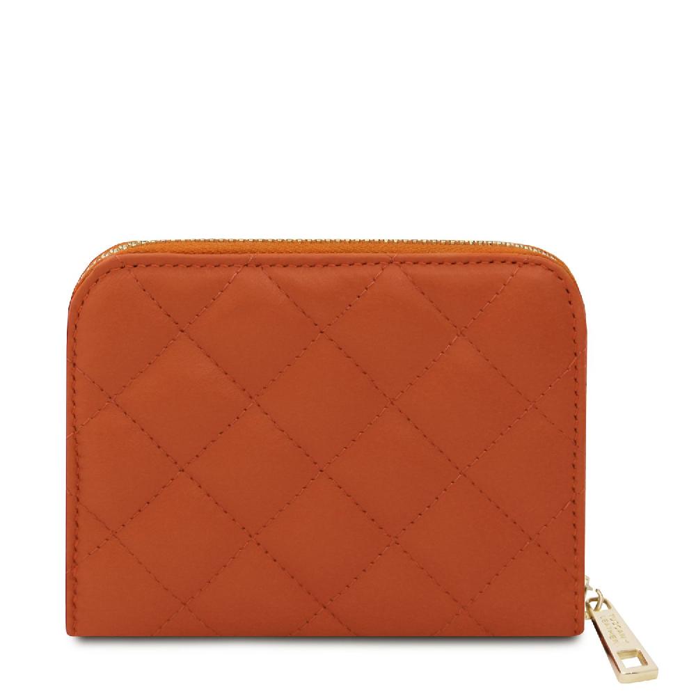 Tuscany Leather Esclusivo Portafogli in Pelle Morbida zip Around Vendita