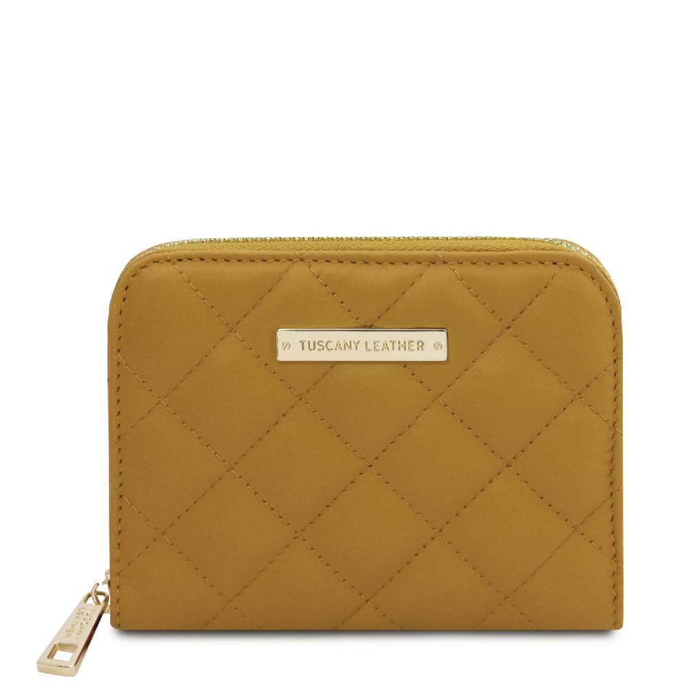 Tuscany Leather Esclusivo Portafogli in Pelle Morbida zip Around Promozione