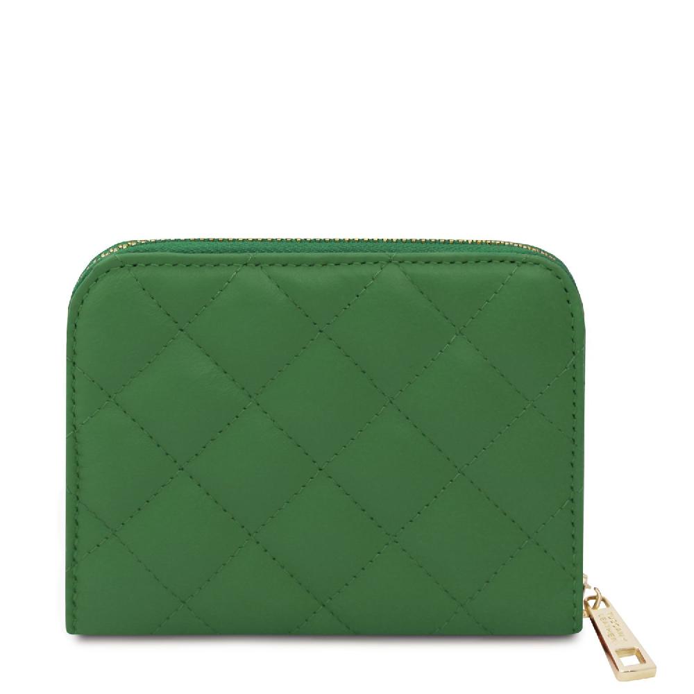 Tuscany Leather Esclusivo Portafogli in Pelle Morbida zip Around Spedizione Gratuita