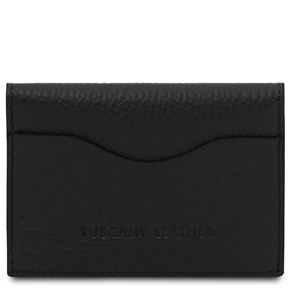 Tuscany Leather Porta Biglietti da Visita / Carte di Credito in Pelle Saldi