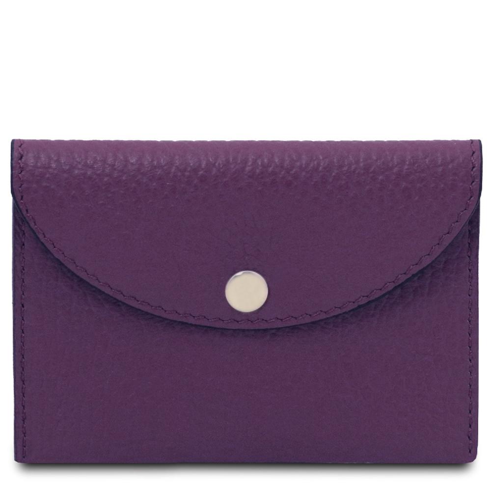 Tuscany Leather Porta Biglietti da Visita / Carte di Credito in Pelle Vendita Economica