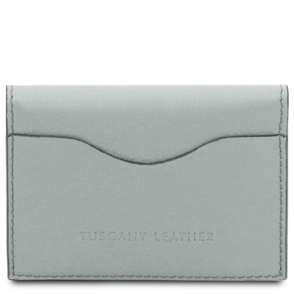 Tuscany Leather Porta Biglietti da Visita / Carte di Credito in Pelle Vendite Flash