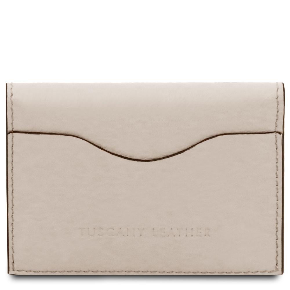 Tuscany Leather Porta Biglietti da Visita / Carte di Credito in Pelle Negozio