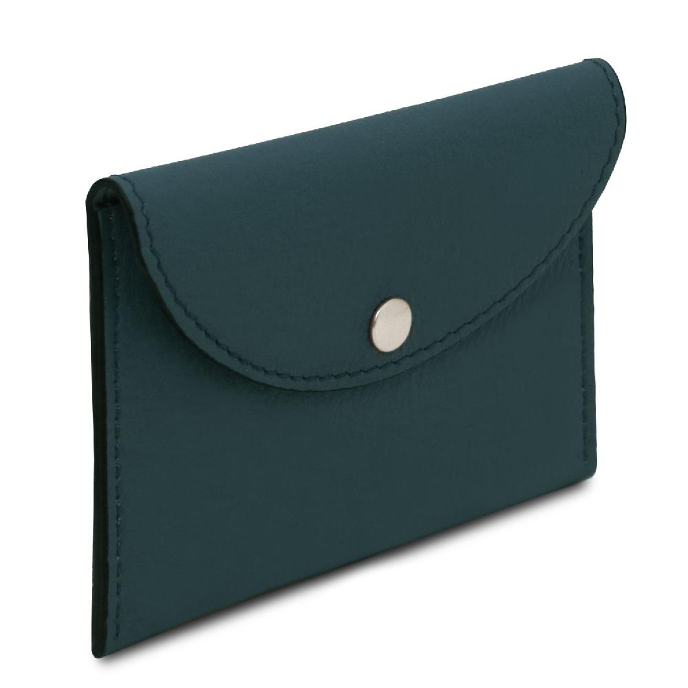 Tuscany Leather Porta Biglietti da Visita / Carte di Credito in Pelle Nuova