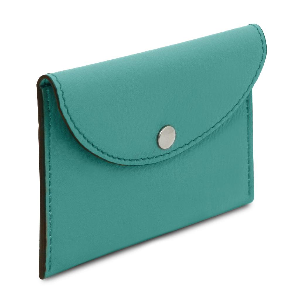 Tuscany Leather Porta Biglietti da Visita / Carte di Credito in Pelle Qualità Garantita