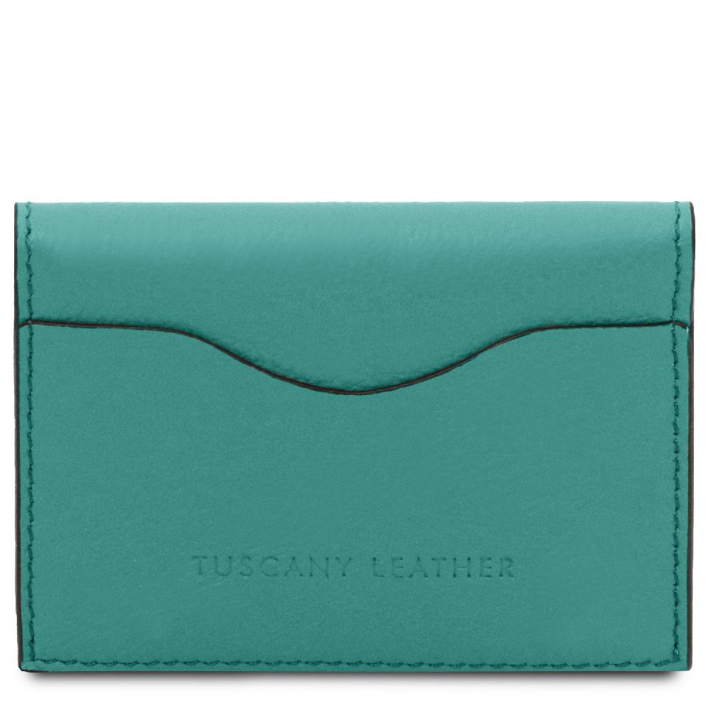 Tuscany Leather Porta Biglietti da Visita / Carte di Credito in Pelle Qualità Garantita