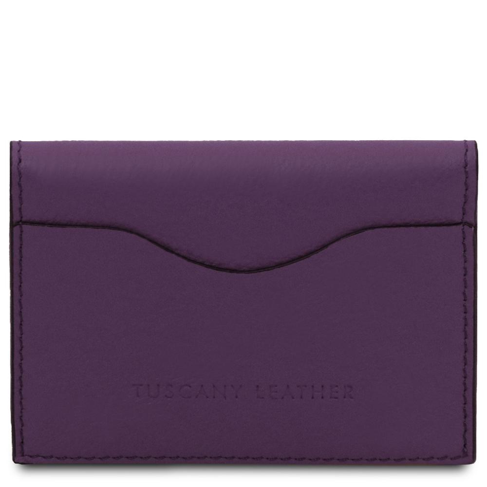 Tuscany Leather Porta Biglietti da Visita / Carte di Credito in Pelle Italia