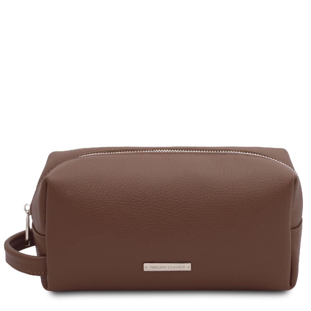 Tuscany Leather Beauty Case in Pelle Morbida Qualità Garantita