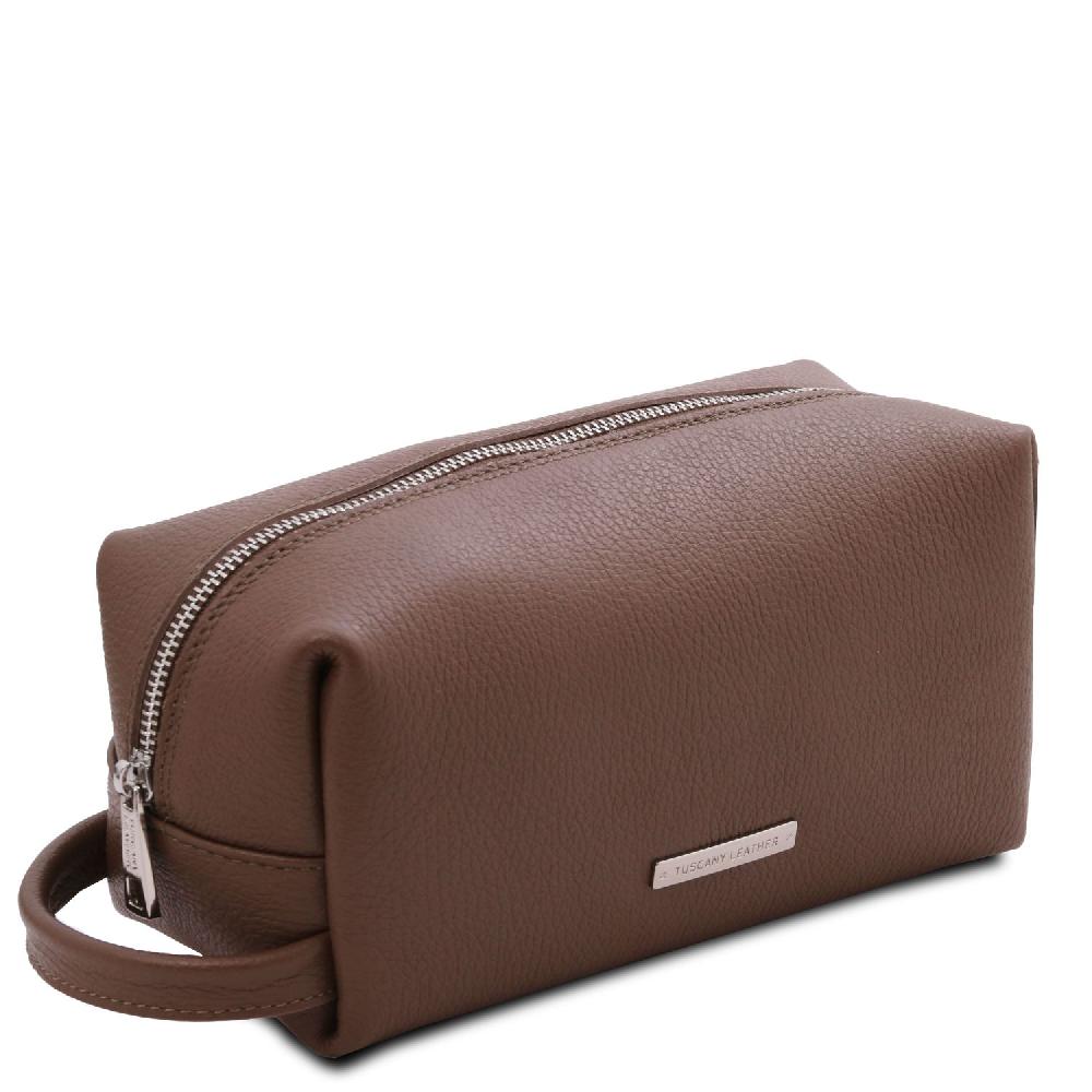 Tuscany Leather Beauty Case in Pelle Morbida Qualità Garantita