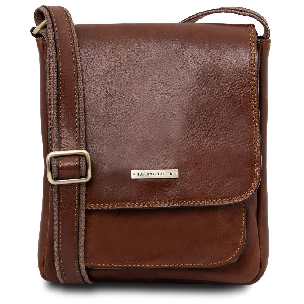 Tuscany Leather Borsello da Uomo in Pelle con Tasca Frontale Vendite stagionali