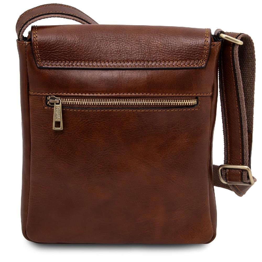 Tuscany Leather Borsello da Uomo in Pelle con Tasca Frontale Vendite stagionali