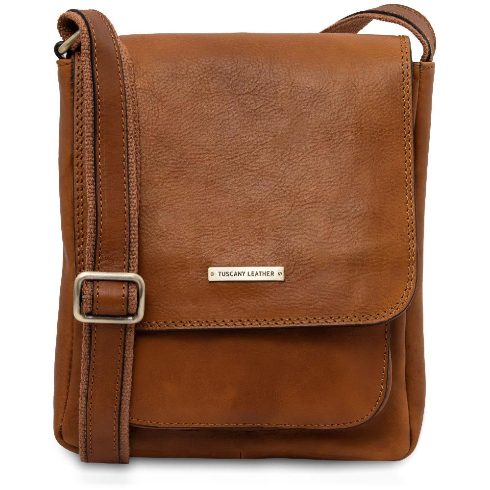Tuscany Leather Borsello da Uomo in Pelle con Tasca Frontale Black Friday