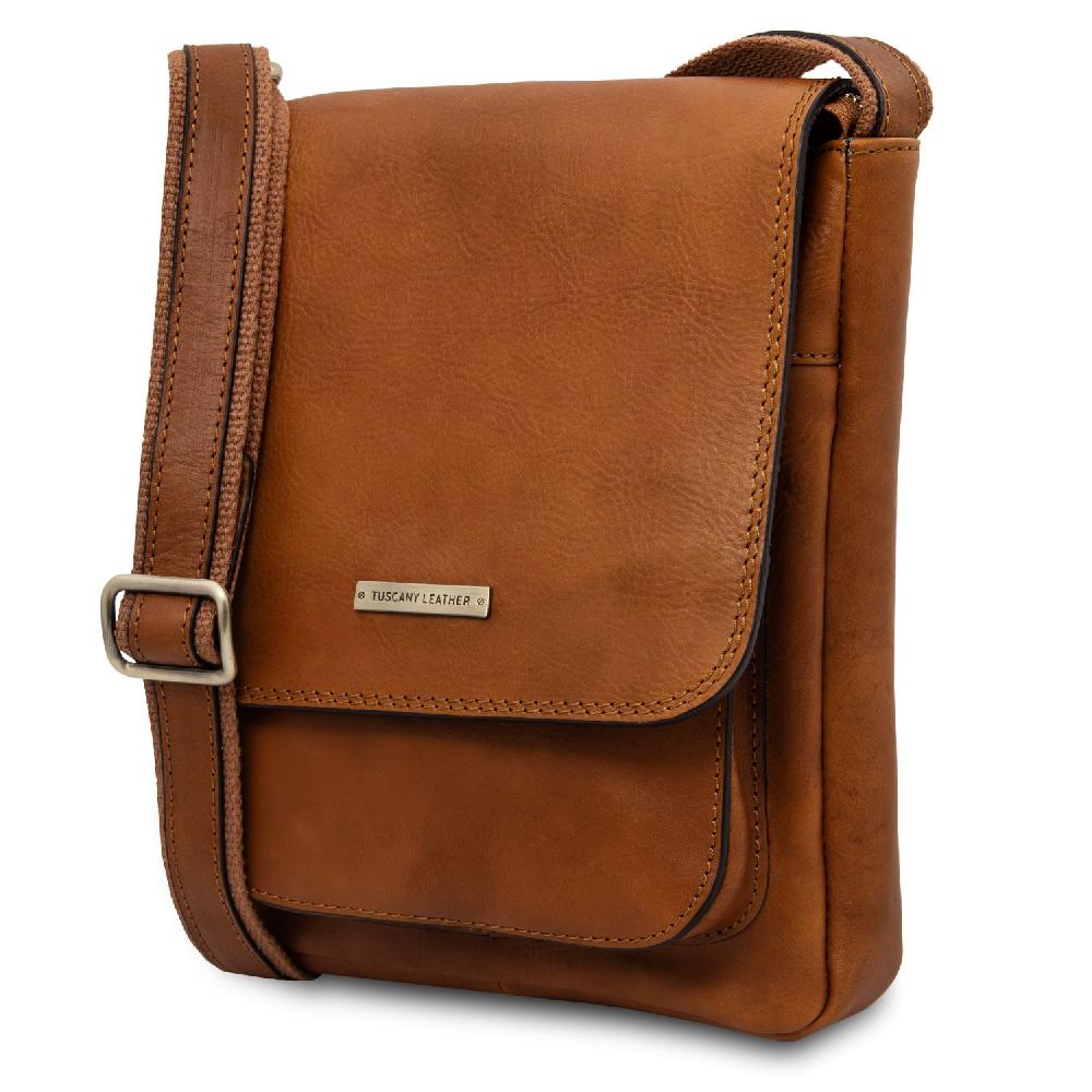 Tuscany Leather Borsello da Uomo in Pelle con Tasca Frontale Black Friday