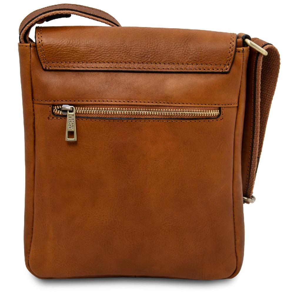Tuscany Leather Borsello da Uomo in Pelle con Tasca Frontale Black Friday